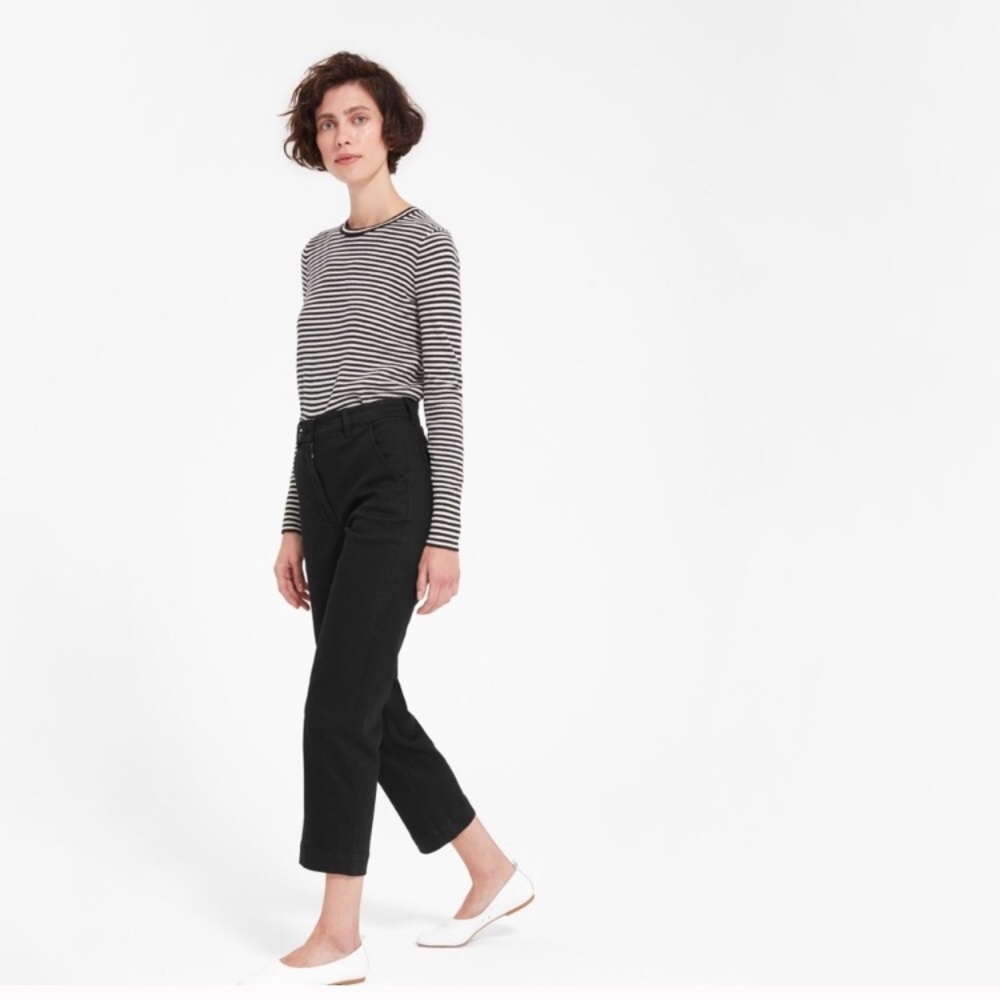 Everlane straight leg crop pants